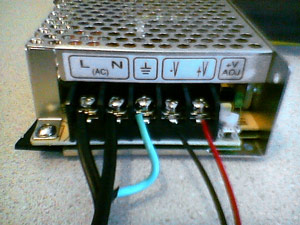 TRC power supply properly wired